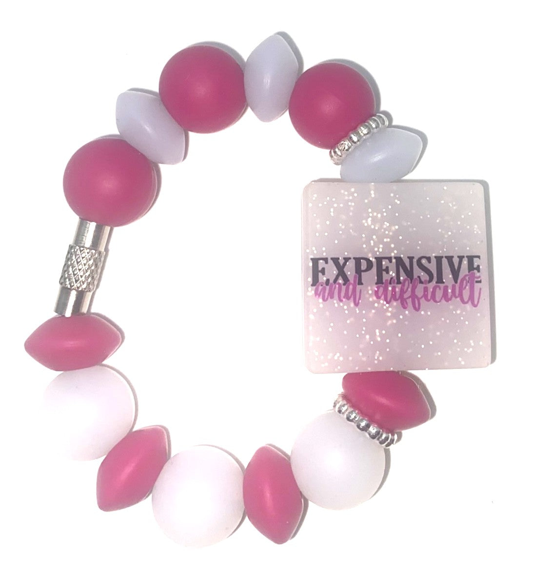 Expensive & Difficult Glitter Stanley Tumbler Cup Handle Charm