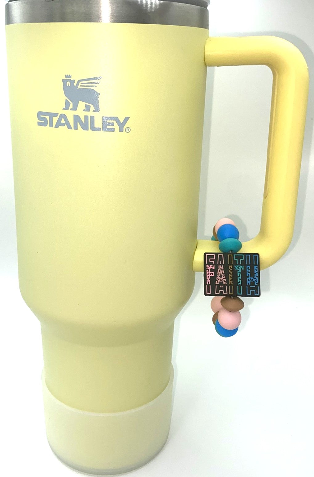 Faith Colorful Stanley Tumbler Cup Handle Charm
