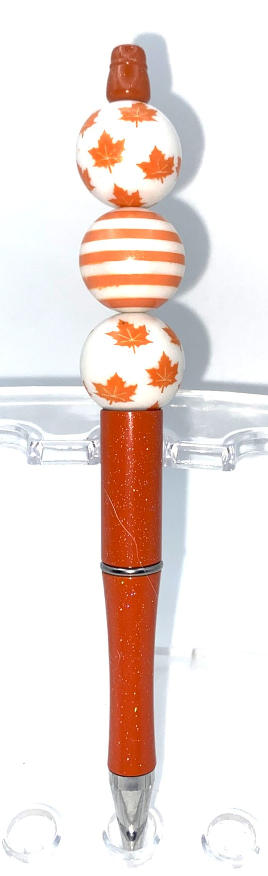 Fall Leaves Acrylic Beaded Pen