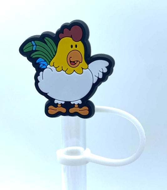 Chicken Rooster Farm Straw Topper