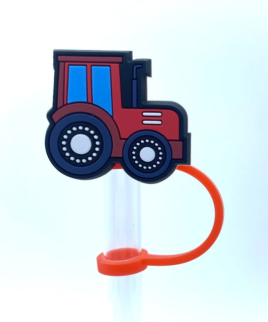 Red Tractor Farm Straw Topper
