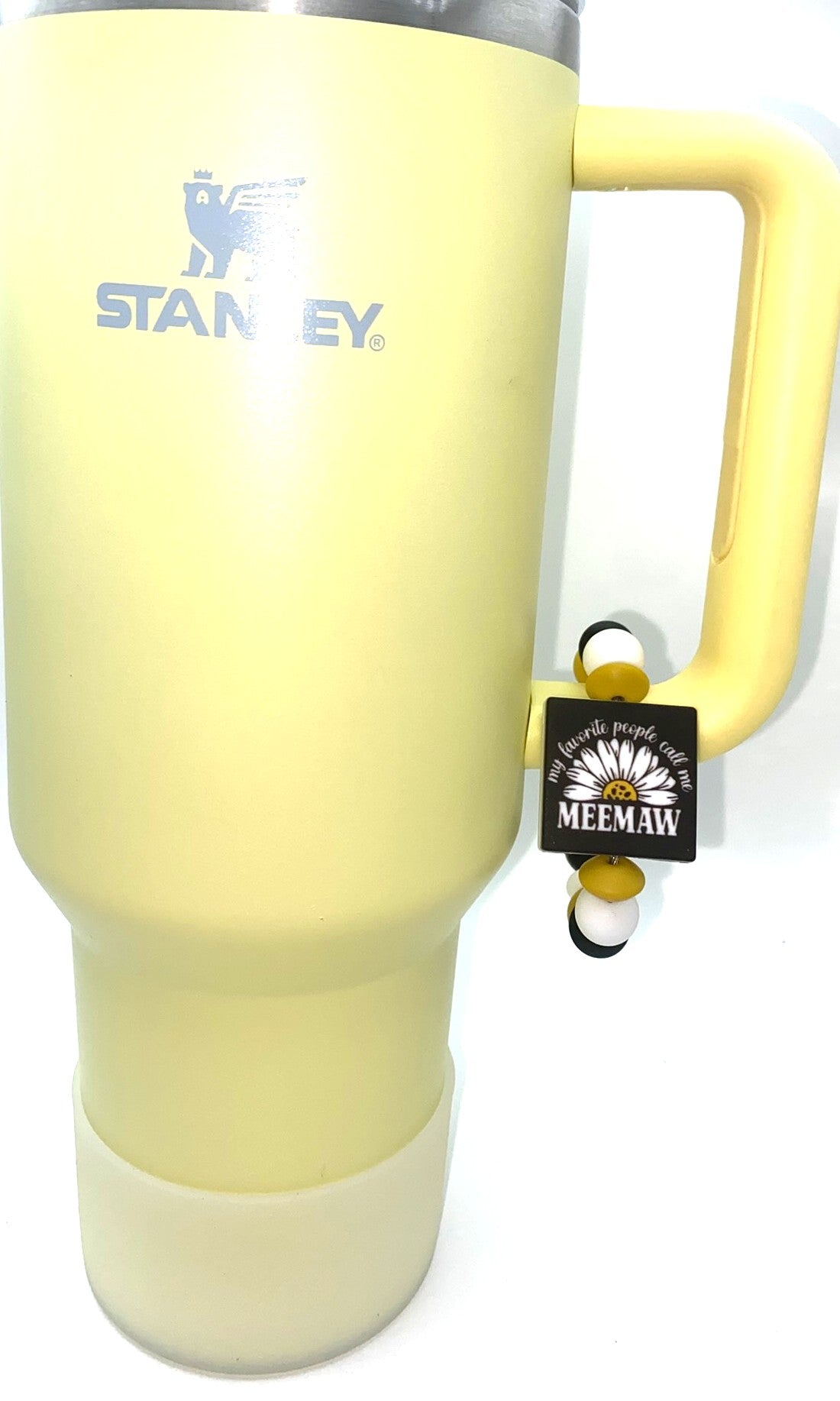 My Favorite People Call Me Meemaw Daisy Stanley Tumbler Cup Handle Charm