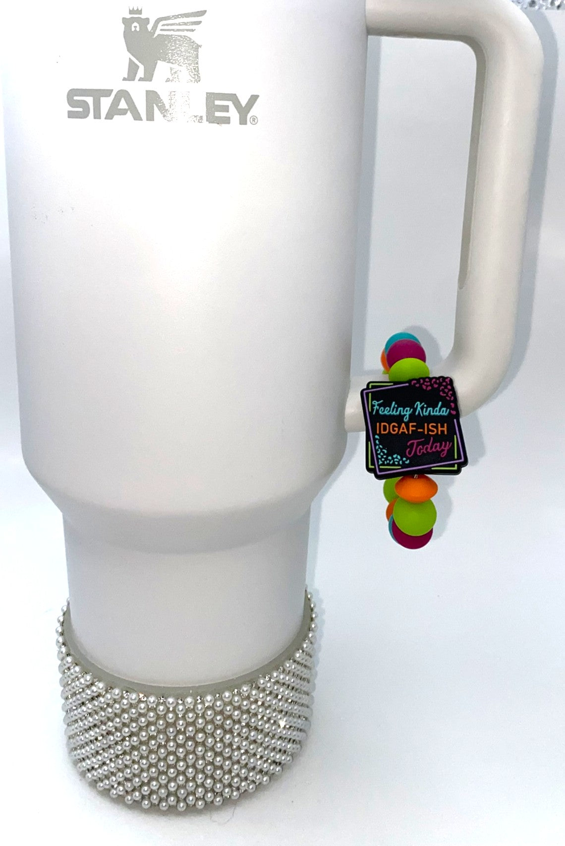 Feeling Kinda IDGAF-ish Today Stanley Tumbler Cup Handle Charm