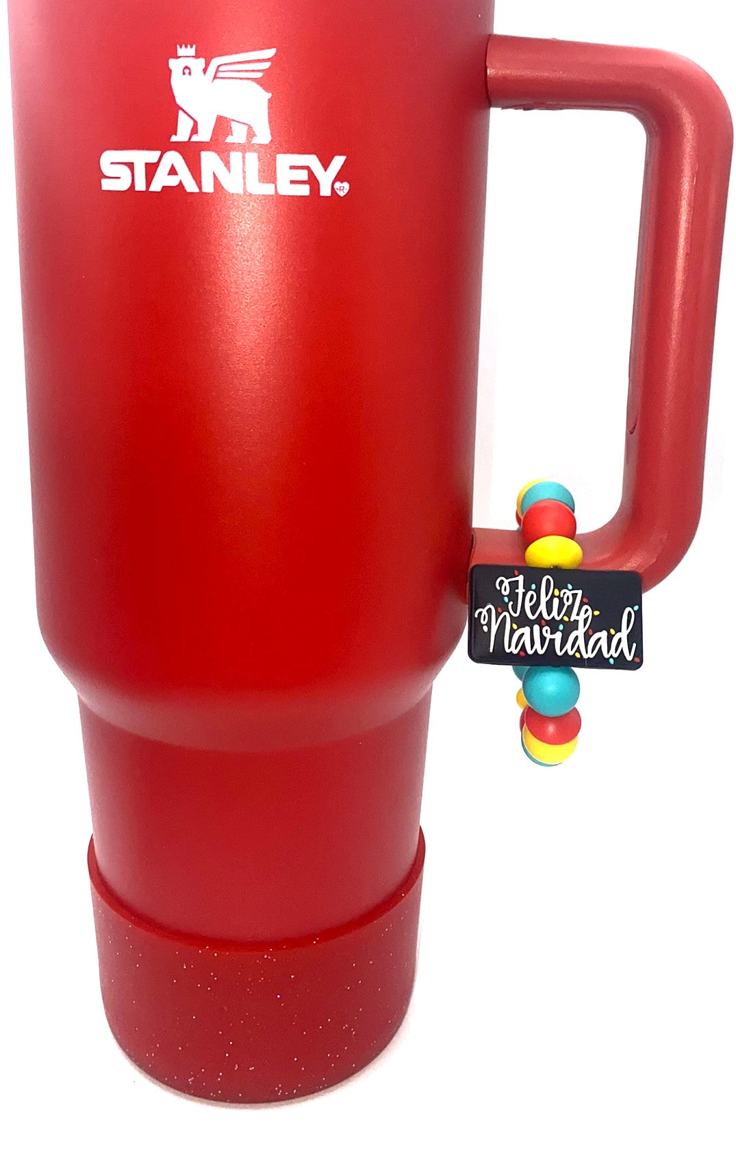 Feliz Navidad Christmas Stanley Tumbler Cup Handle Charm