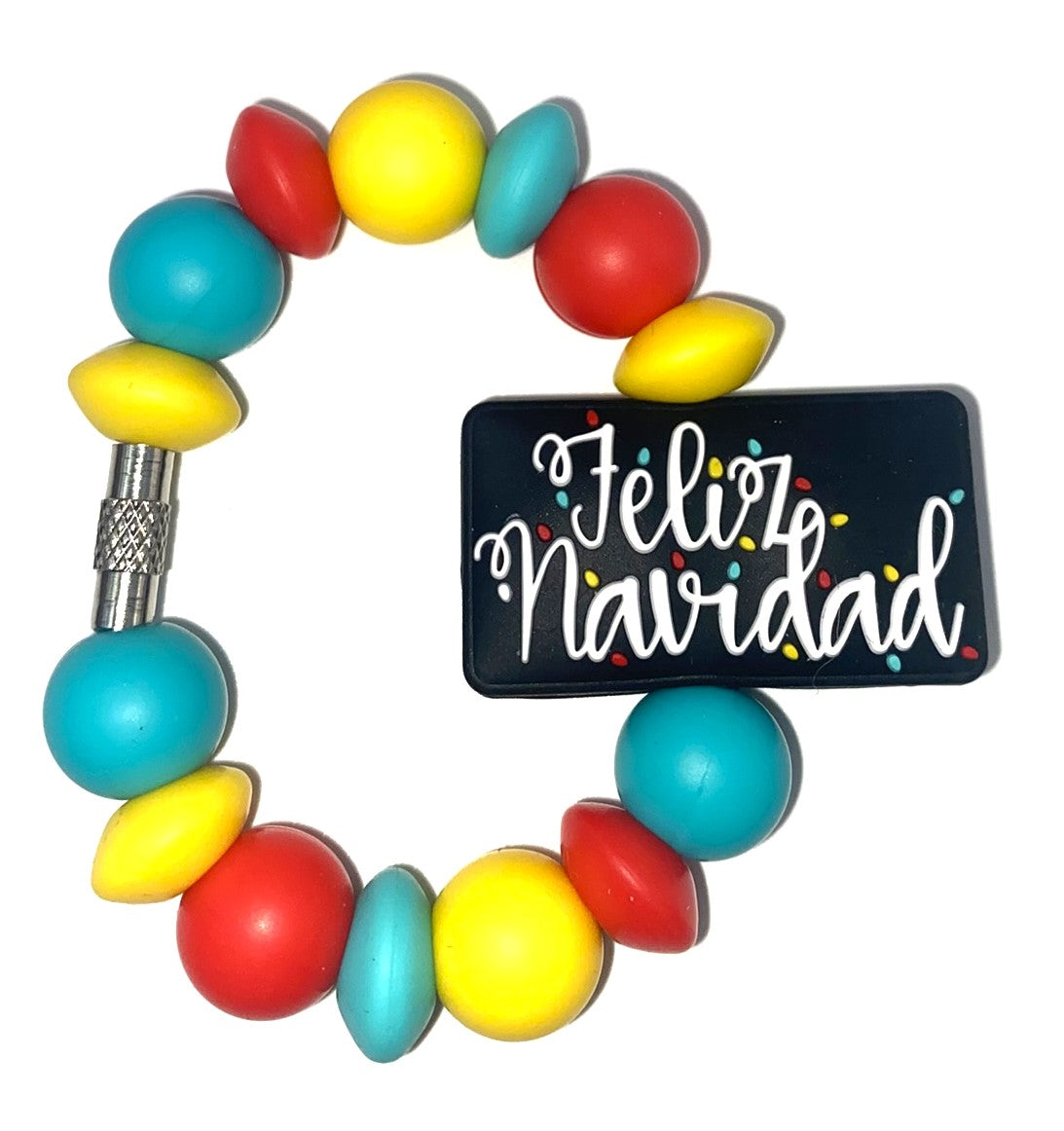 Feliz Navidad Christmas Stanley Tumbler Cup Handle Charm