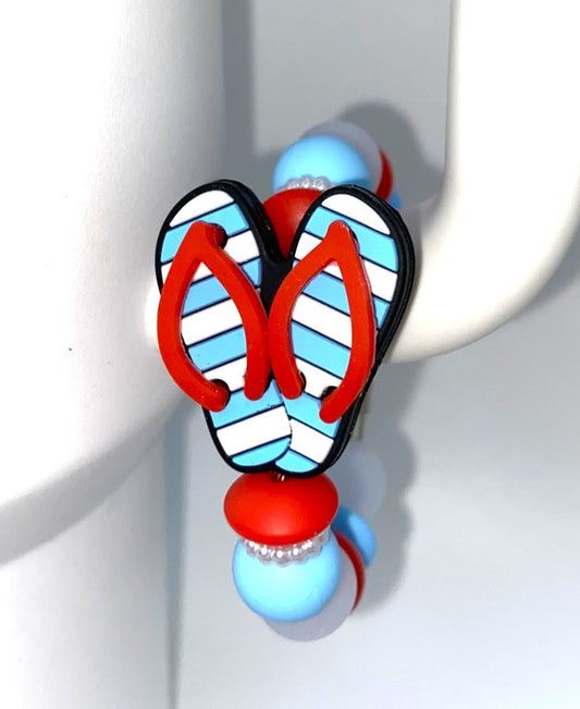 Flip Flops 3D Stanley Tumbler Cup Handle