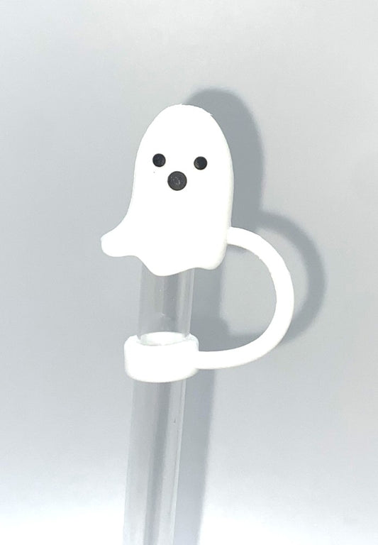 Floating Ghost 3D Halloween Straw Topper