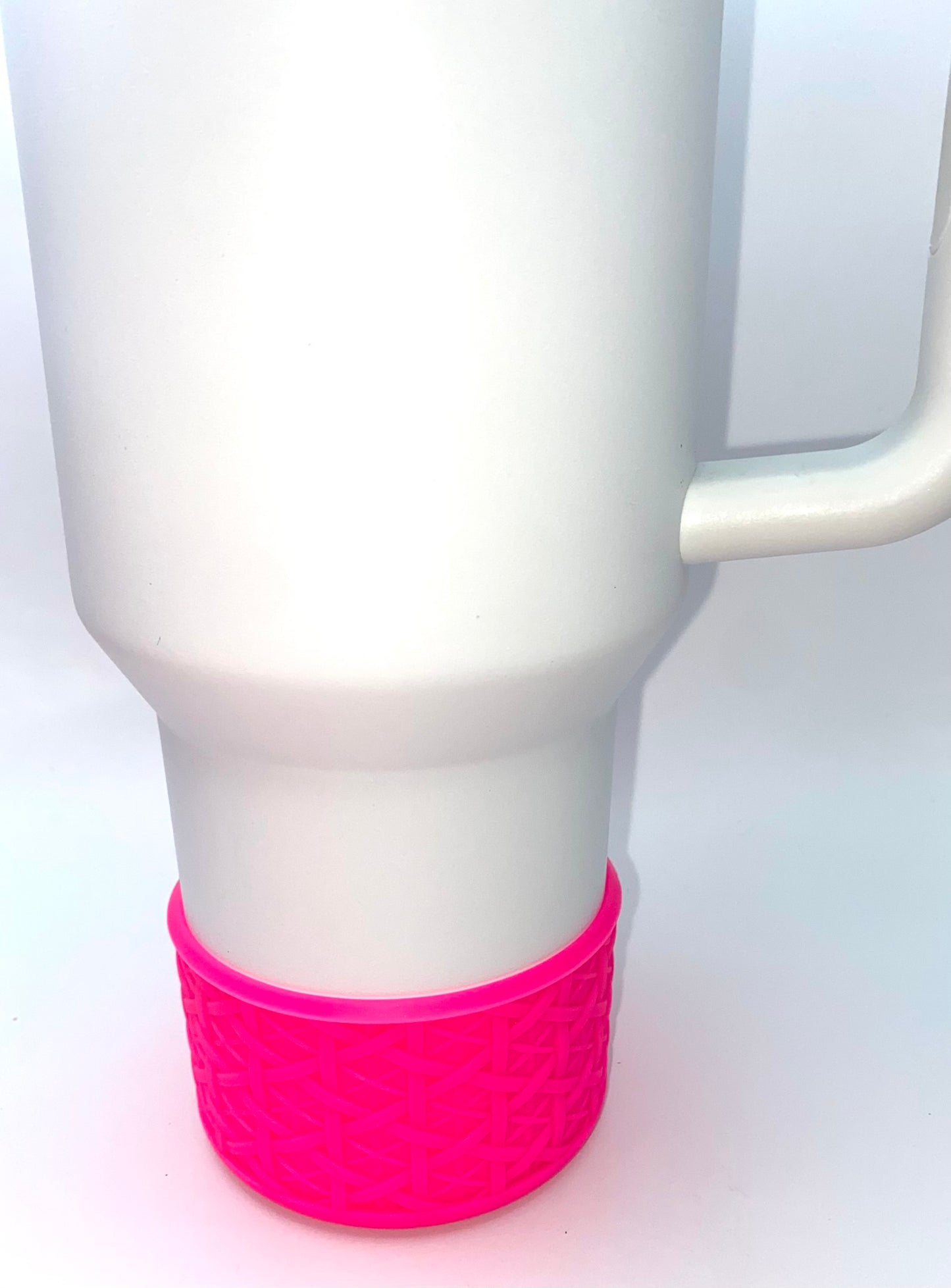 Fluorescent Neon Pink Woven Stanley Tumbler Boot Sleeve #12