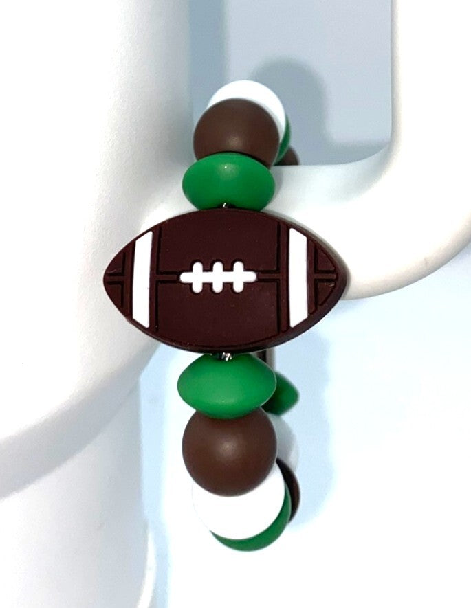 Football Stanley Tumbler Cup Handle Charm