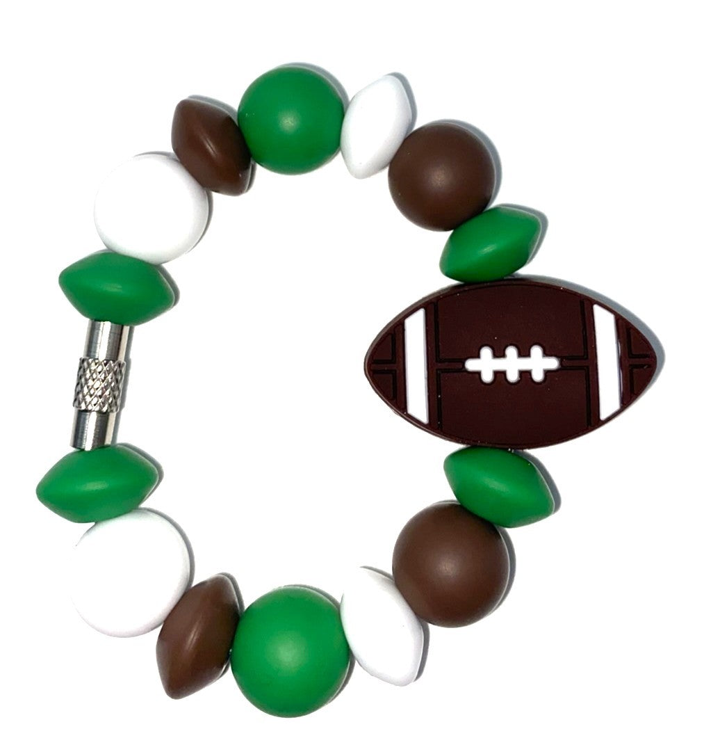 Football Stanley Tumbler Cup Handle Charm
