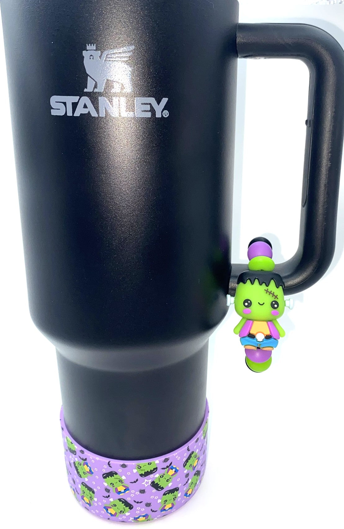 Frankenstein 3D Halloween Stanley Tumbler Cup Handle Charm