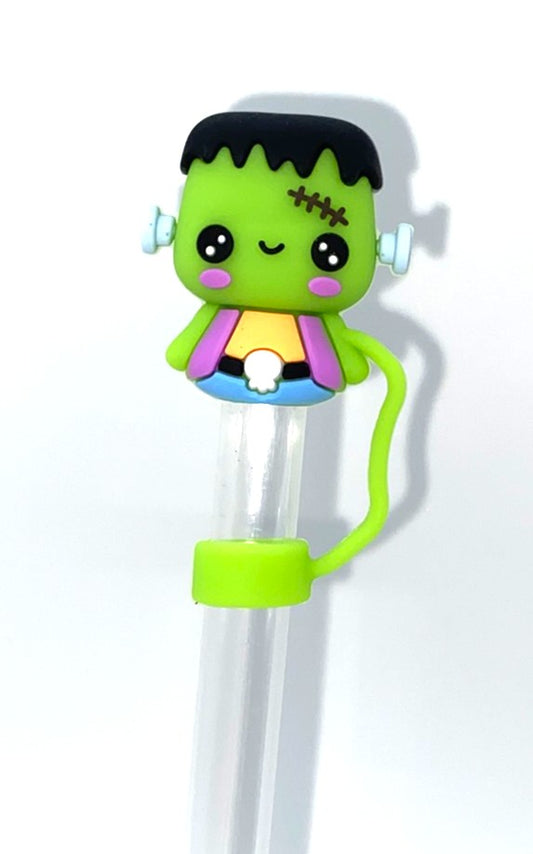 Frankenstein 3D Straw Topper