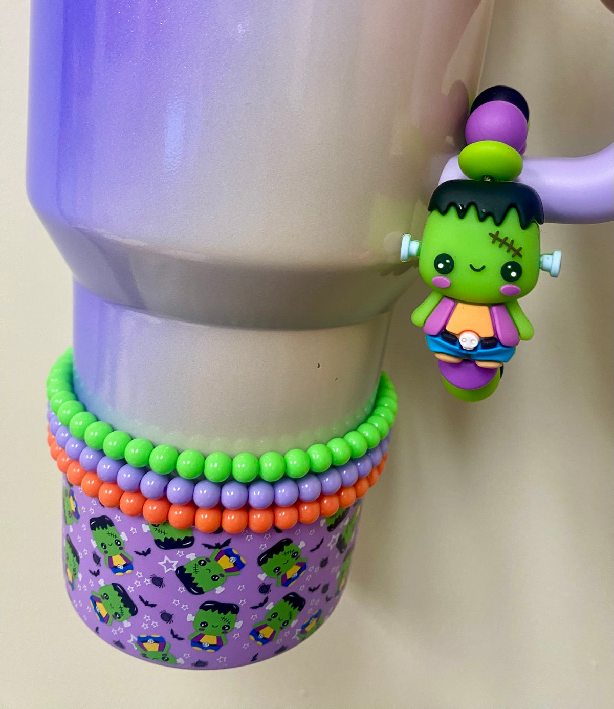 Frankie Frankenstein Halloween Stanley Tumbler Boot Sleeve #120