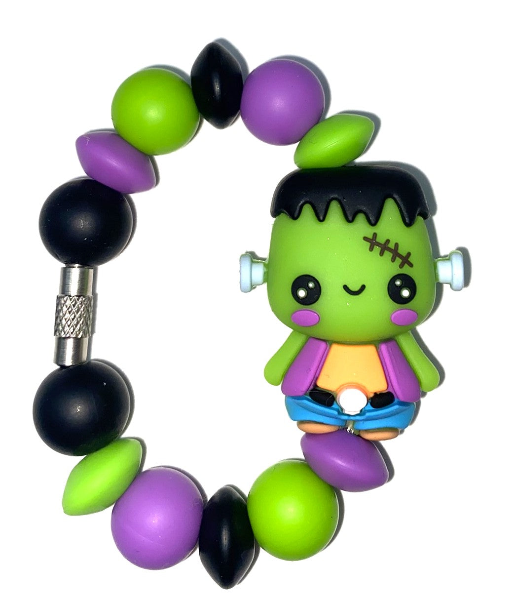 Frankenstein 3D Halloween Stanley Tumbler Cup Handle Charm