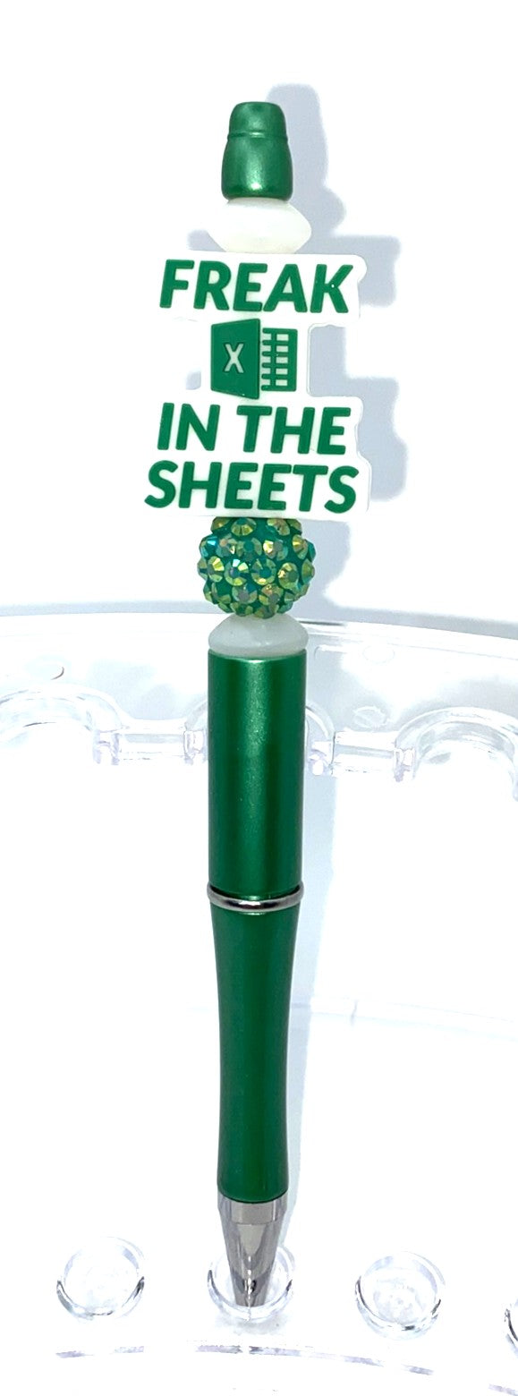 Freak In The Sheets Beaded Pen