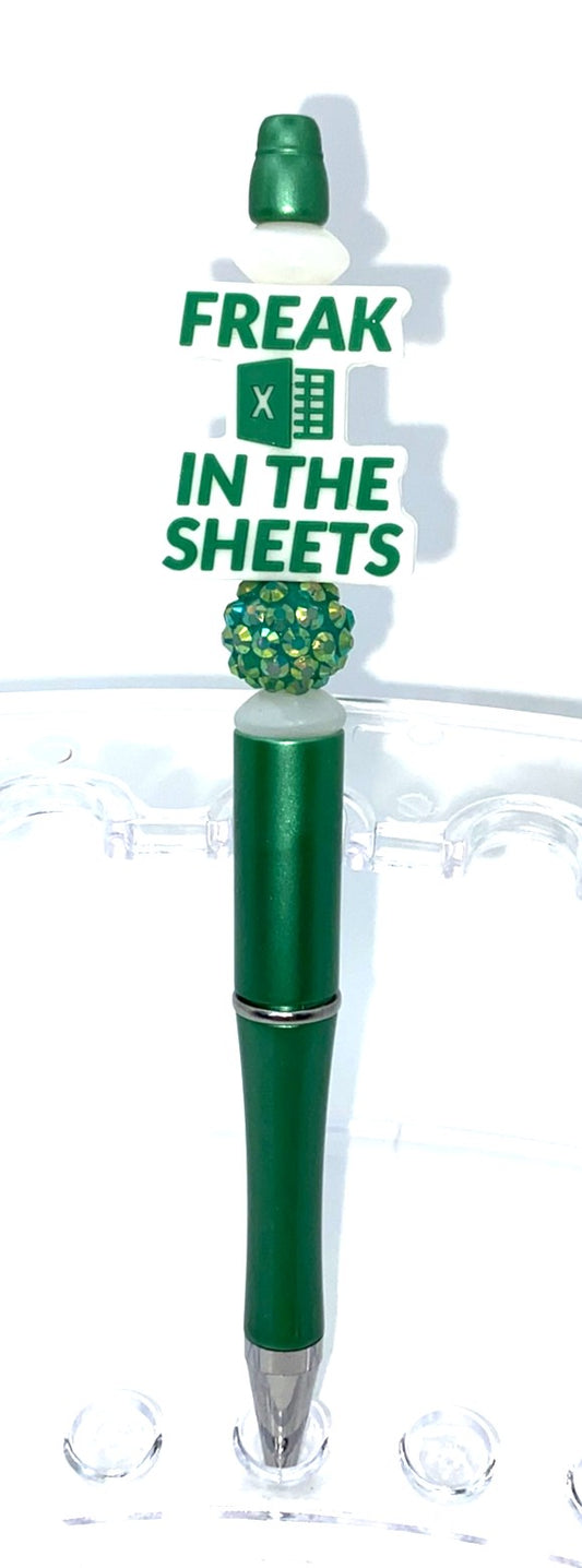 Freak In The Sheets Beaded Pen