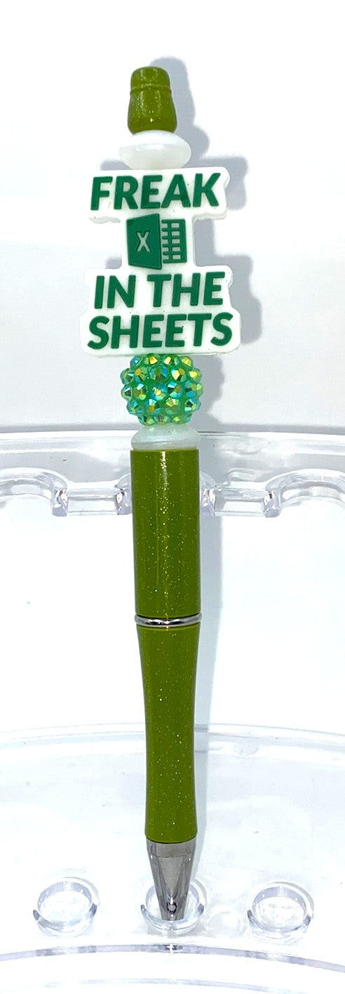 Freak In The Sheets Beaded Pen