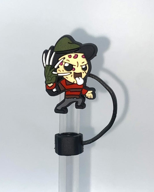 Freddy Horror Halloween Straw Topper