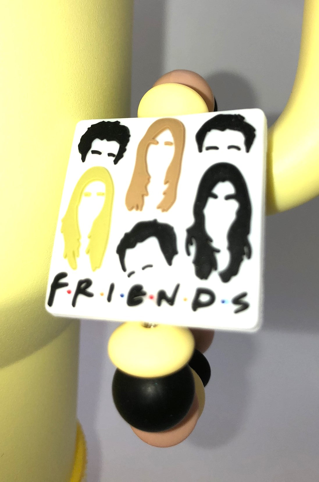 Friends Character Heads Stanley Tumbler Cup Handle Charm