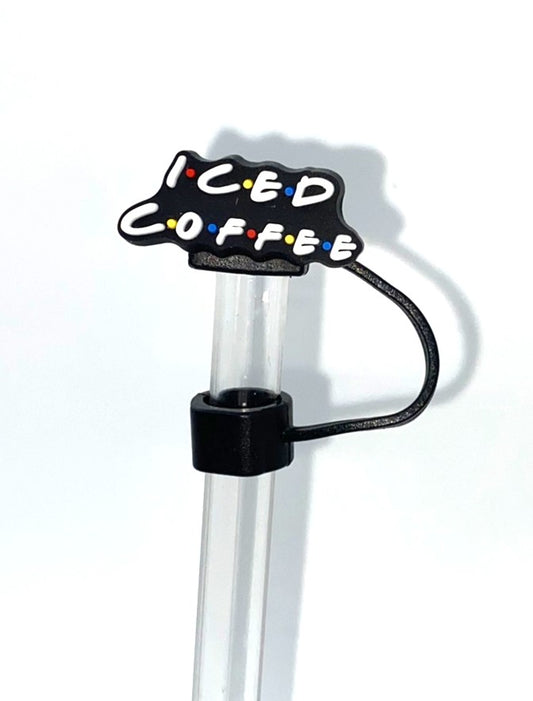 Friendly Iced Coffee Straw Topper