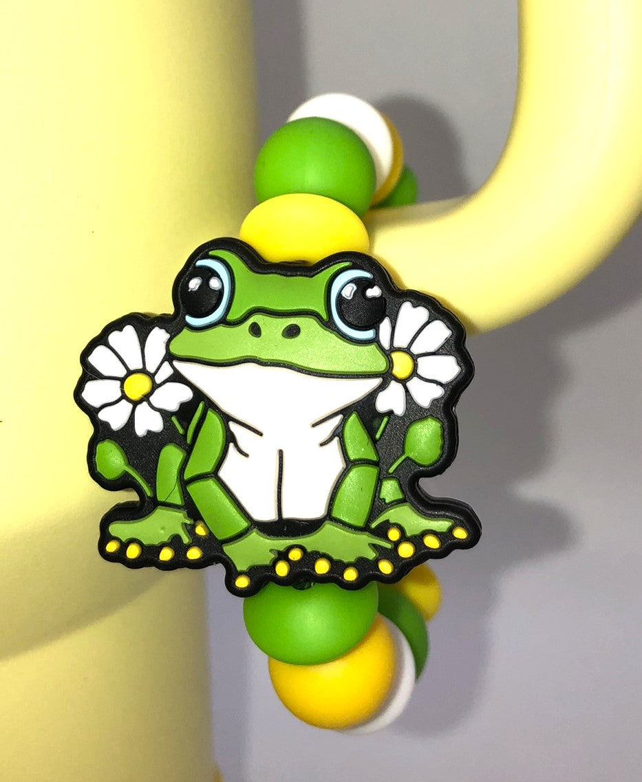 Cute Frog Tooty Fruity Stanley Tumbler Cup Handle Charm