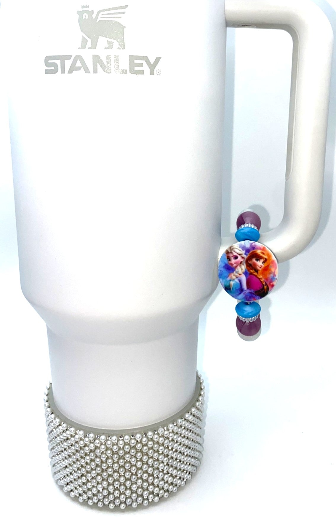 Frozen Sisters Winter Stanley Tumbler Cup Handle Charm