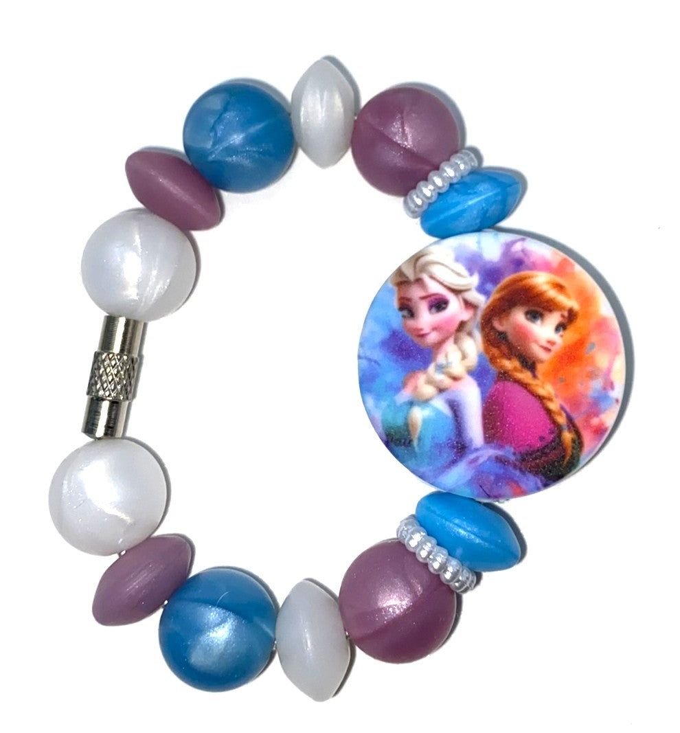 Frozen Sisters Winter Stanley Tumbler Cup Handle Charm