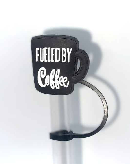 Fueled By Coffee Straw Topper