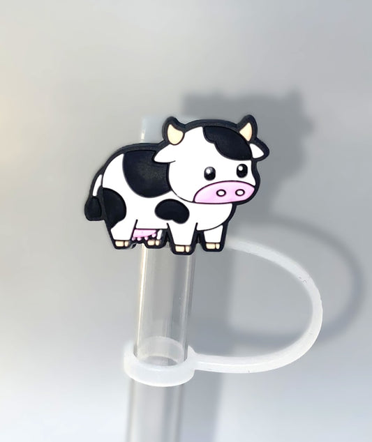 Standing Cow Straw Topper