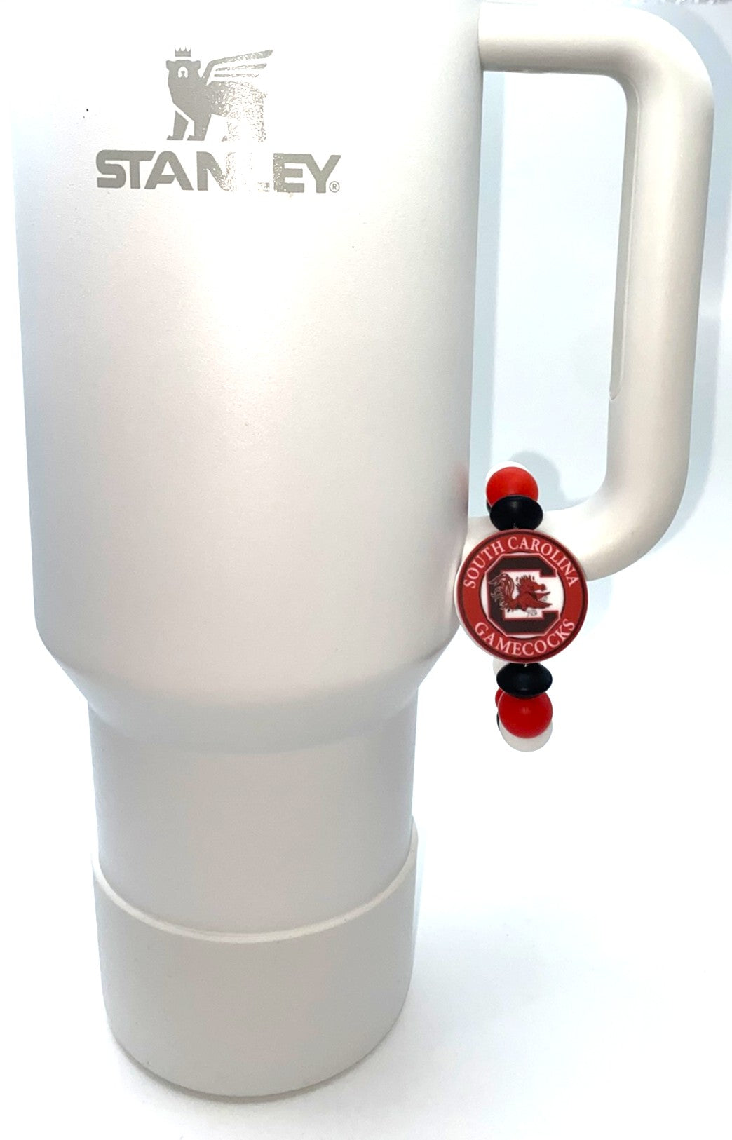 South Carolina Gamecocks USC Printed College Football Circle #2 Stanley Tumbler Cup Handle Charm