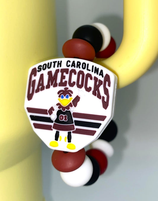 South Carolina Gamecocks USC College Football Stanley Tumbler Cup Handle Charm