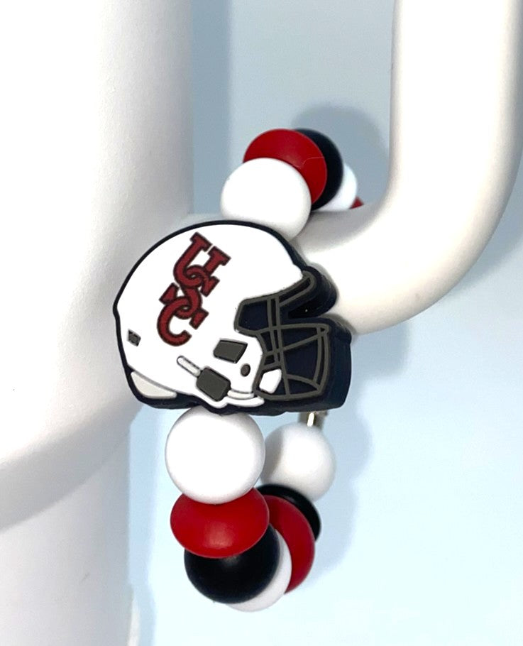 South Carolina Gamecocks USC Helmet College Football Stanley Tumbler Cup Handle Charm
