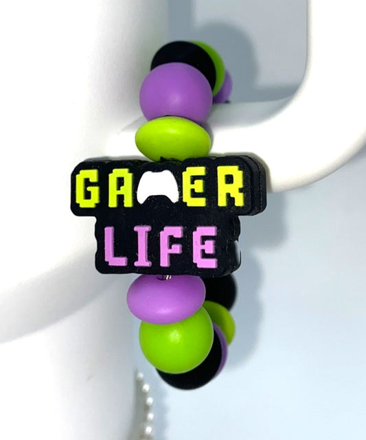 Gamer Life Video Game Stanley Tumbler Cup Handle Charm