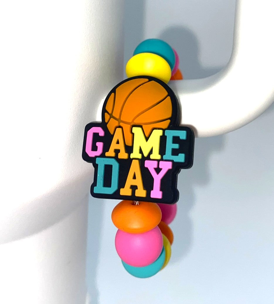 Game Day Basketball Stanley Tumbler Cup Handle Charm