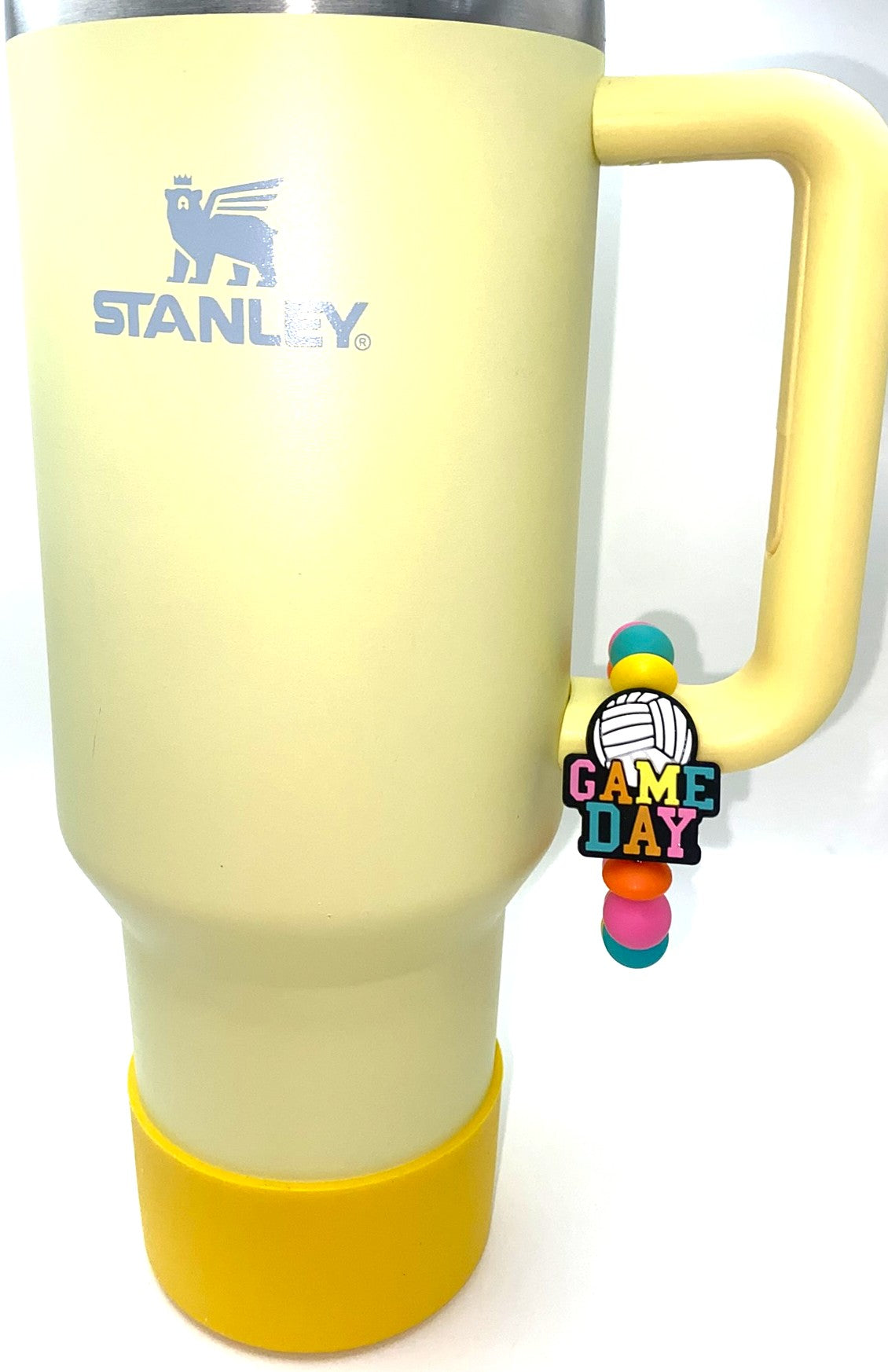 Game Day Volleyball Stanley Tumbler Cup Handle Charm