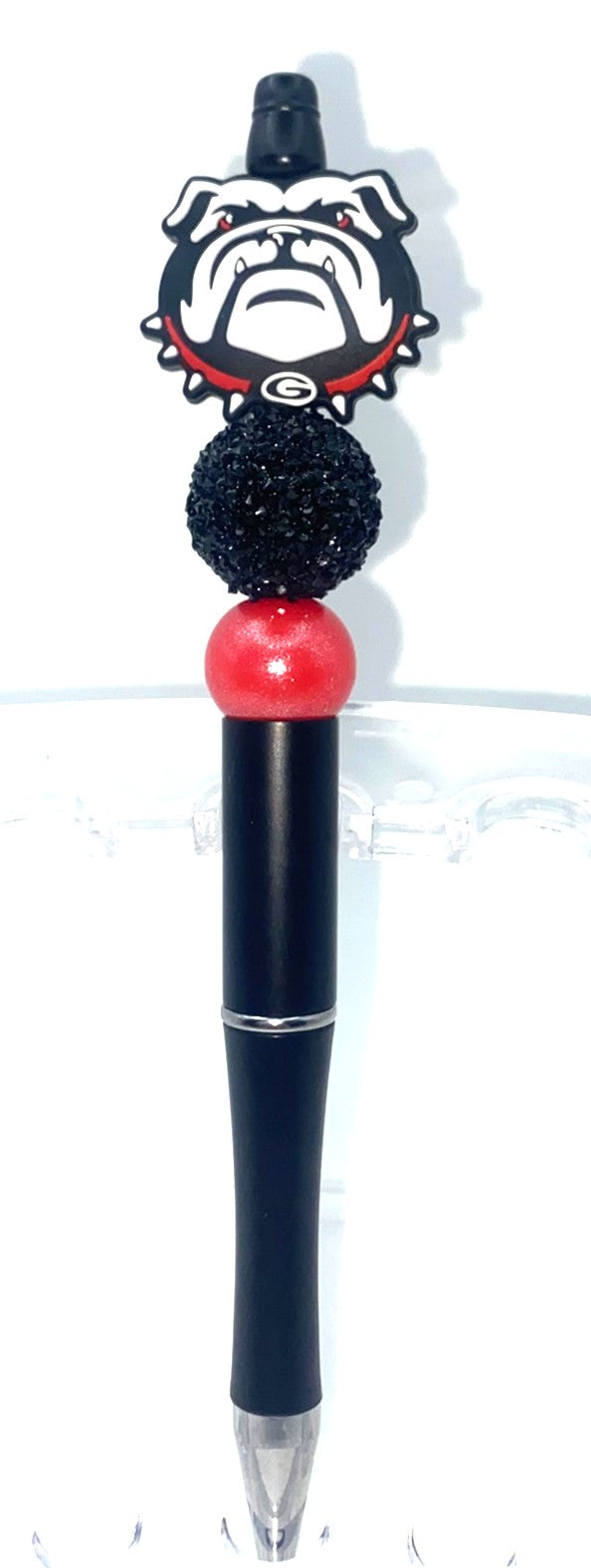 Georgia Bulldogs Bulldog Mascot Beaded Pen