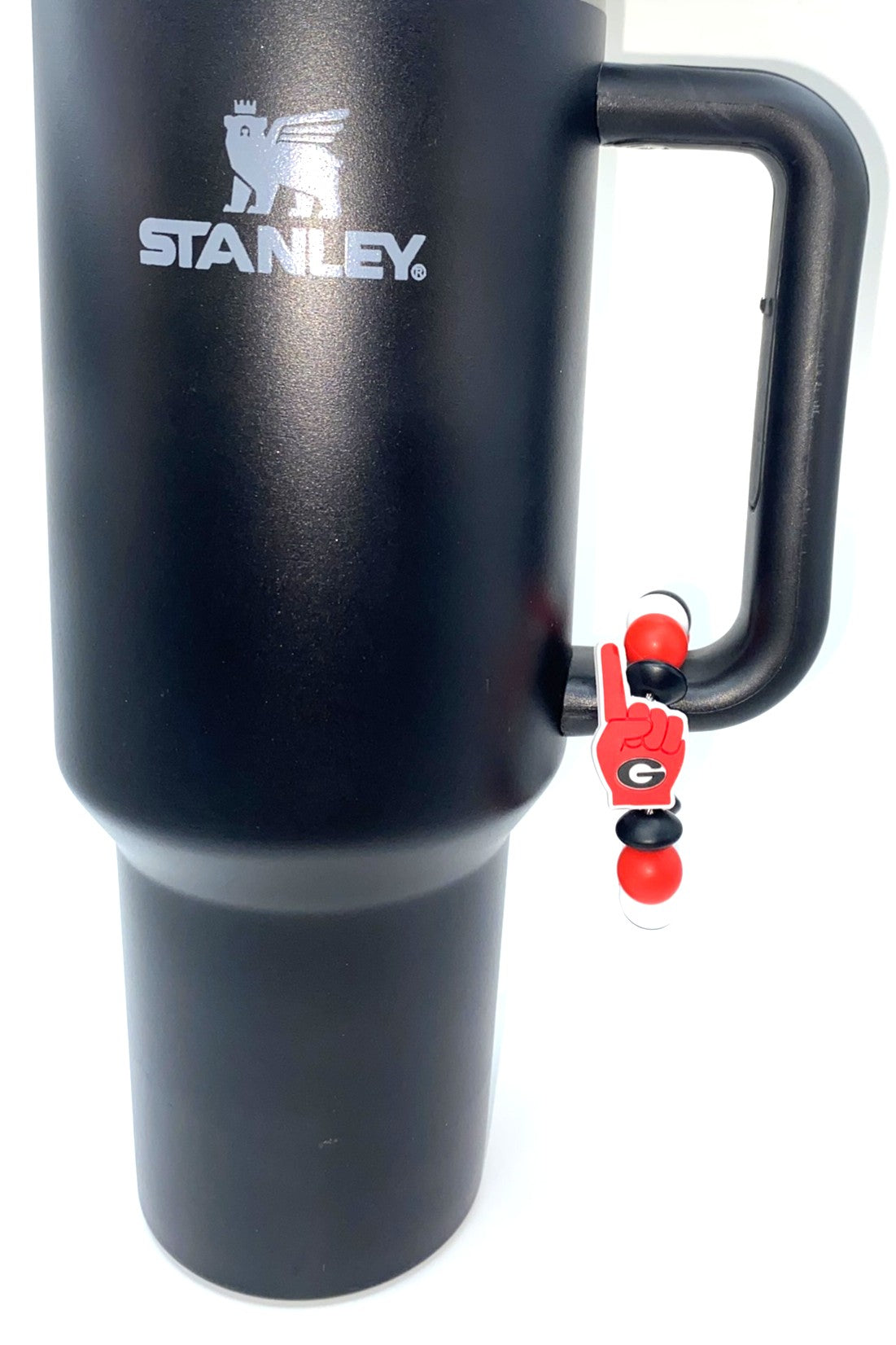 Georgia Bulldogs Foam Fan Finger College Football Stanley Tumbler Cup Handle Charm