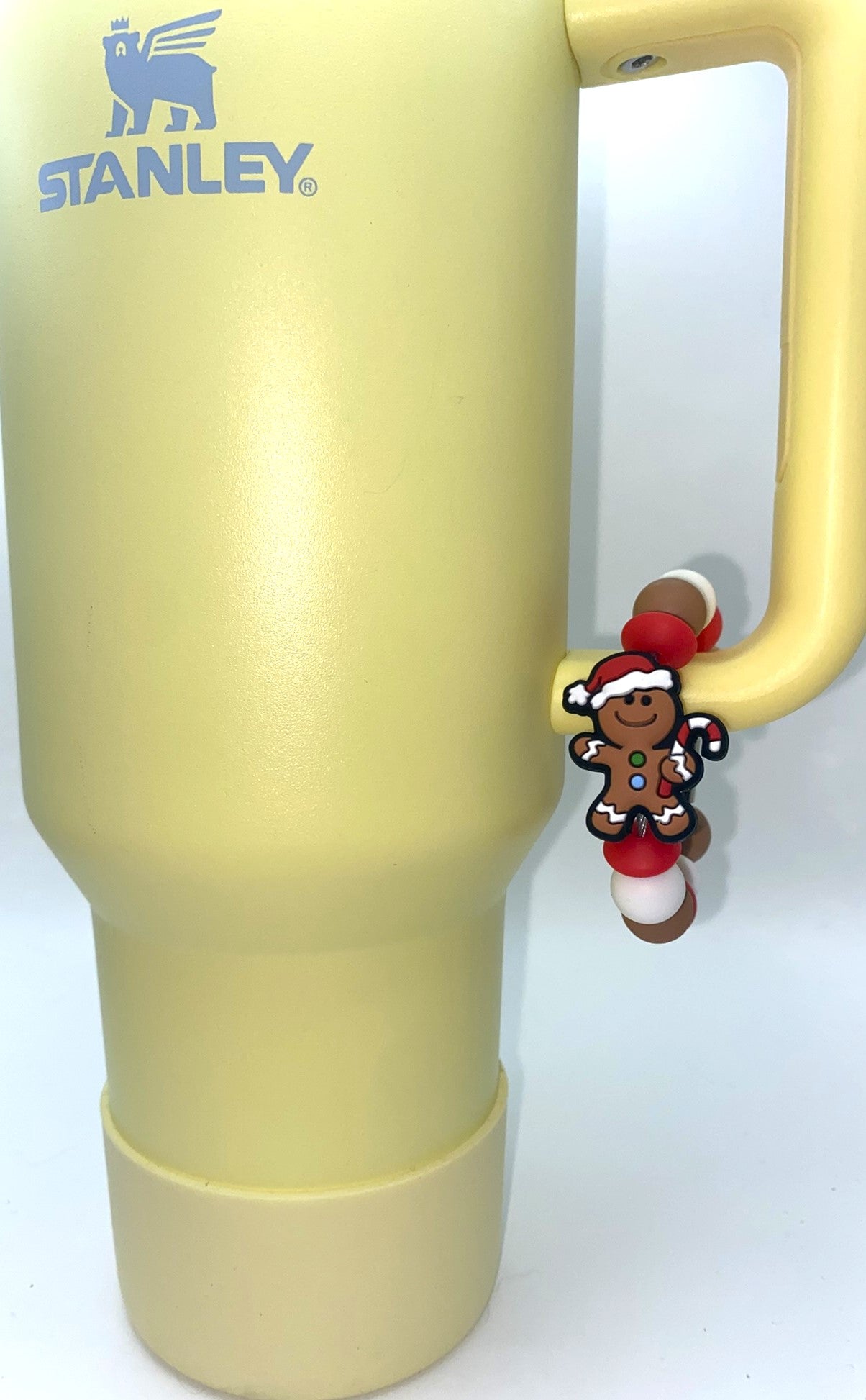 Christmas Gingerbread Man Stanley Tumbler Cup Handle Charm