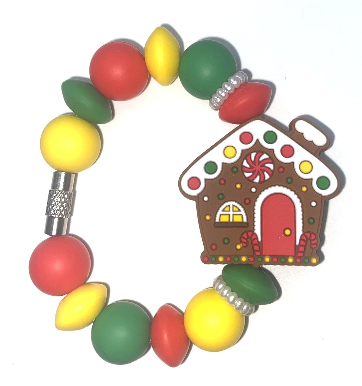 Gingerbread House Christmas Stanley Tumbler Cup Handle Charm