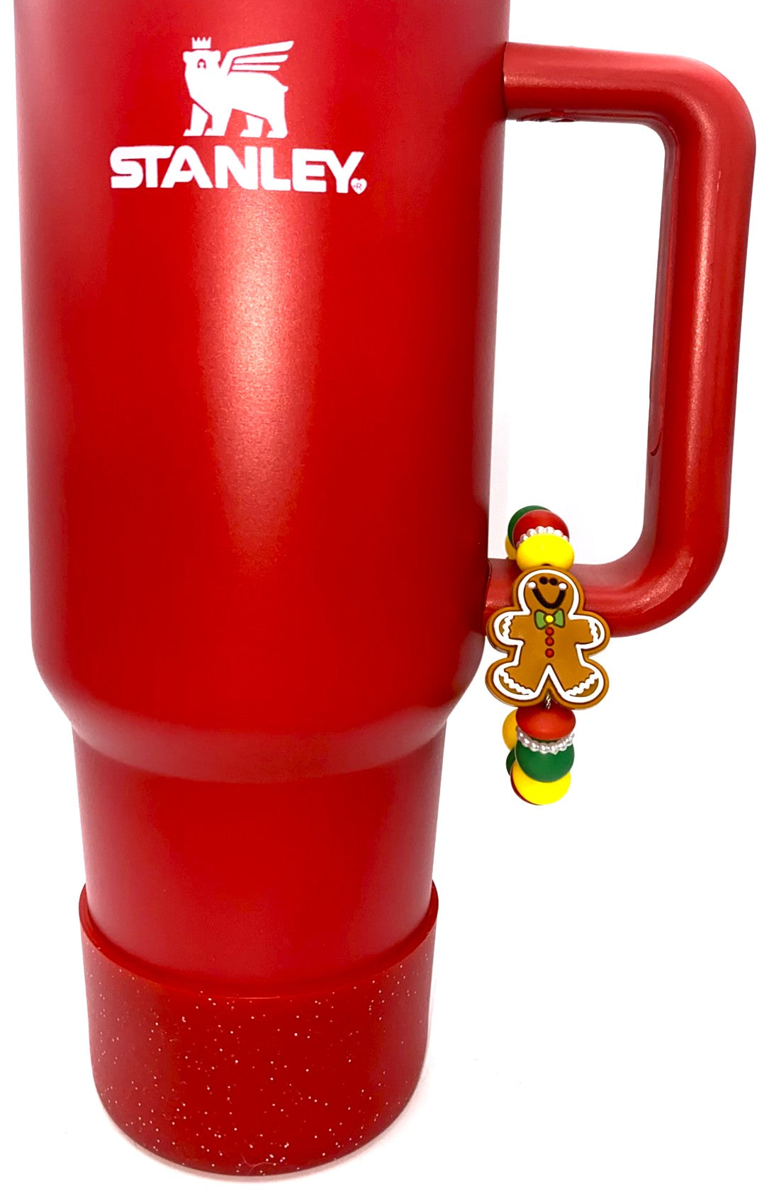 Happy Gingerbread Man Stanley Tumbler Cup Handle Charm