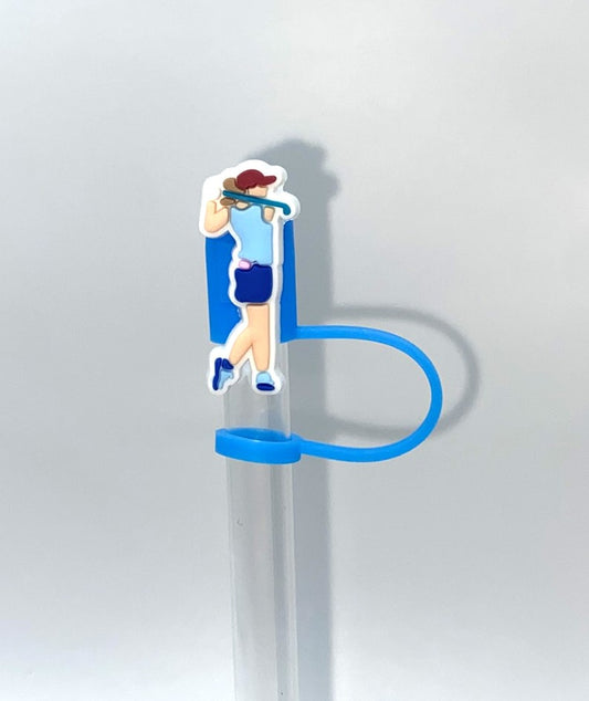 Golfer Female Straw Topper