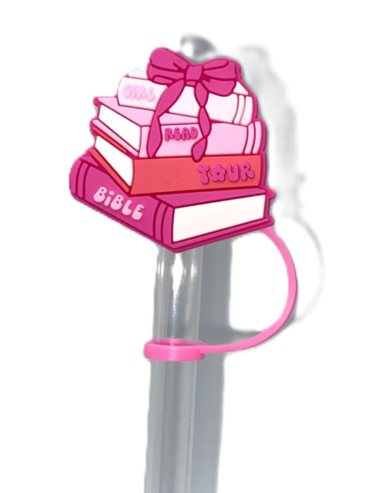 Girl Read Your Bible Straw Topper