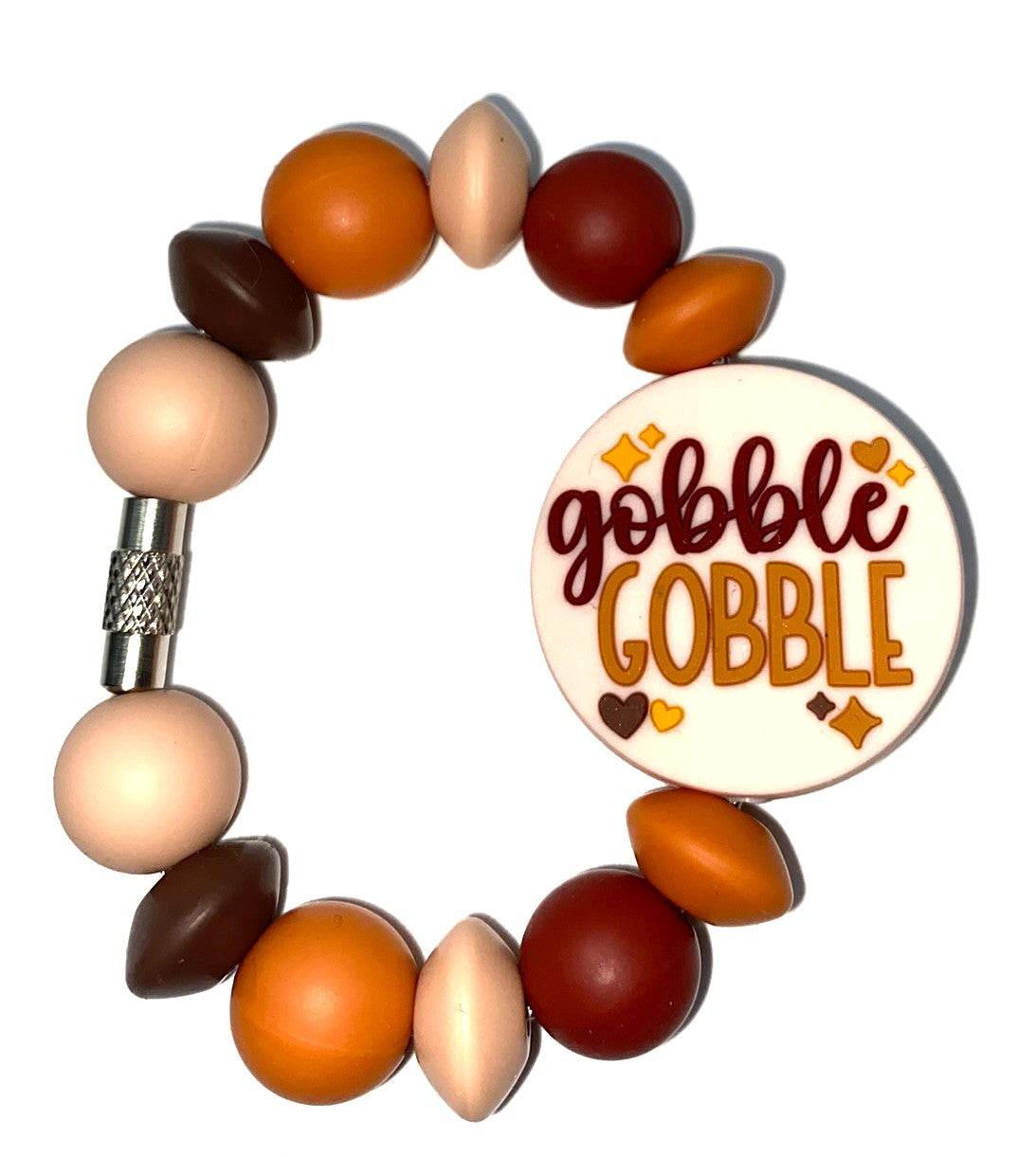 Gobble Gobble Thanksgiving Stanley Tumbler Cup Handle Charm
