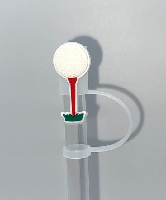 Golf Ball Straw Topper
