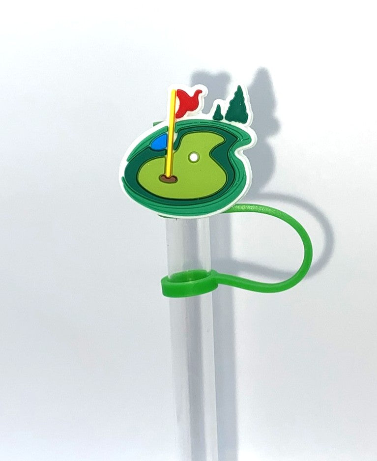 Golf Green Straw Topper
