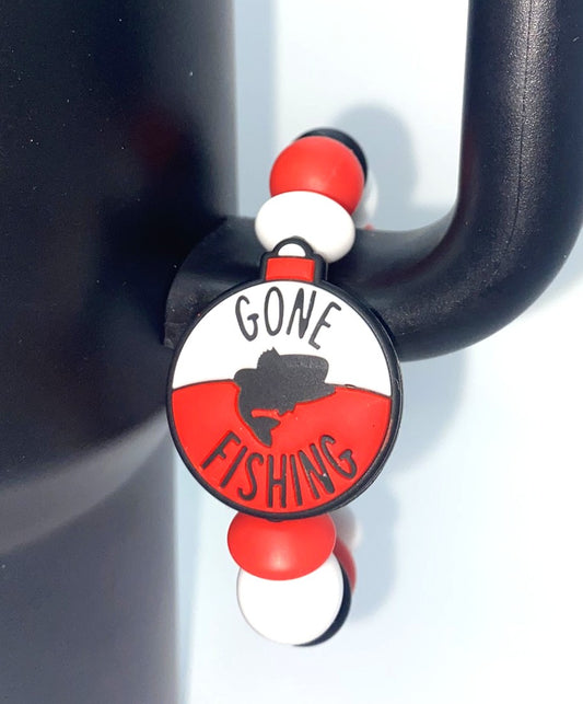 Gone Fishing Bobber Stanley Tumbler Cup Handle Charm