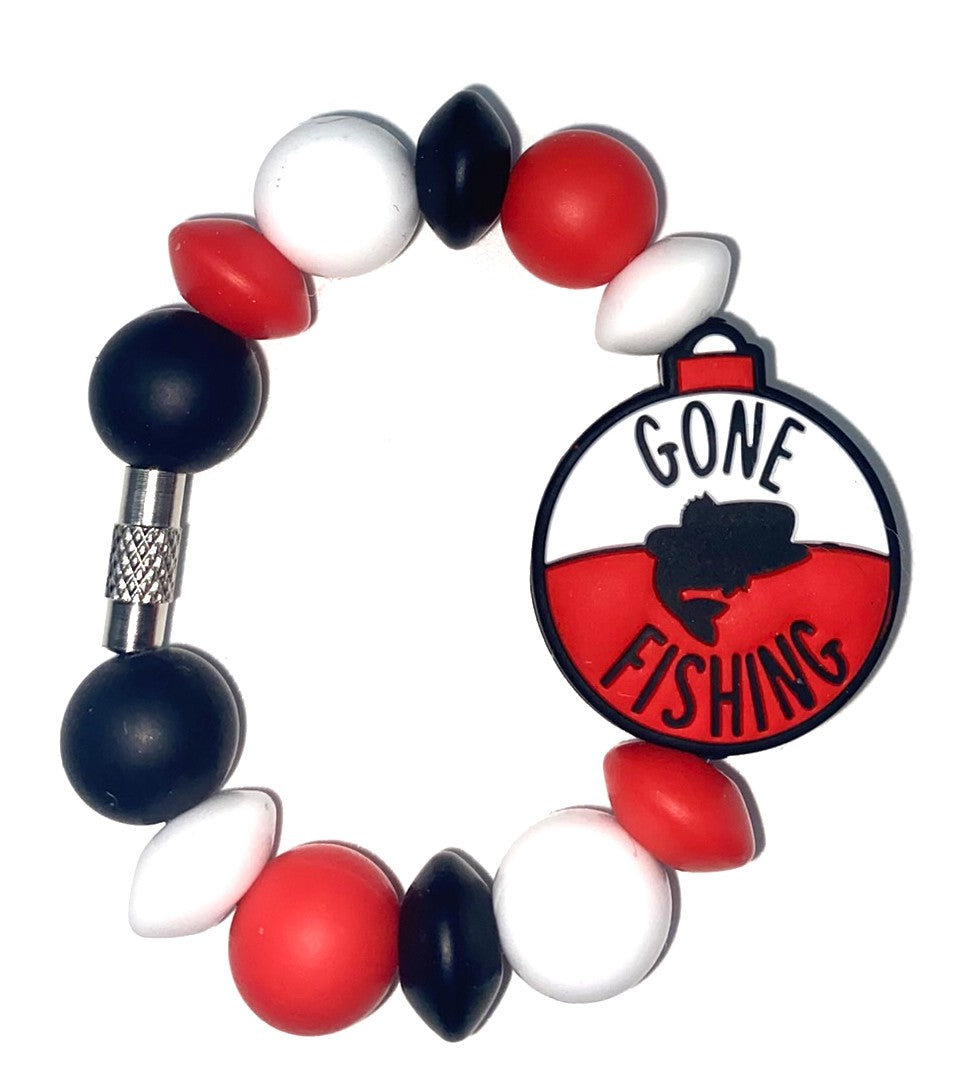 Gone Fishing Bobber Stanley Tumbler Cup Handle Charm