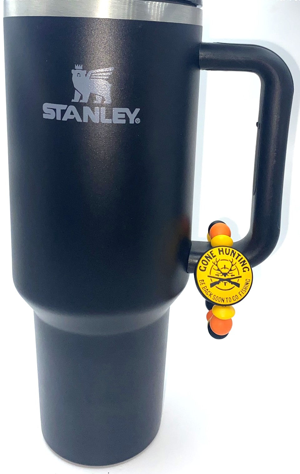 Gone Hunting Be Back Soon To Go Fishing Stanley Tumbler Cup Handle Charm