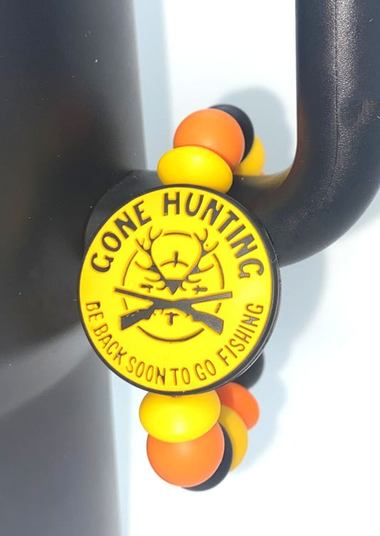 Gone Hunting Be Back Soon To Go Fishing Stanley Tumbler Cup Handle Charm