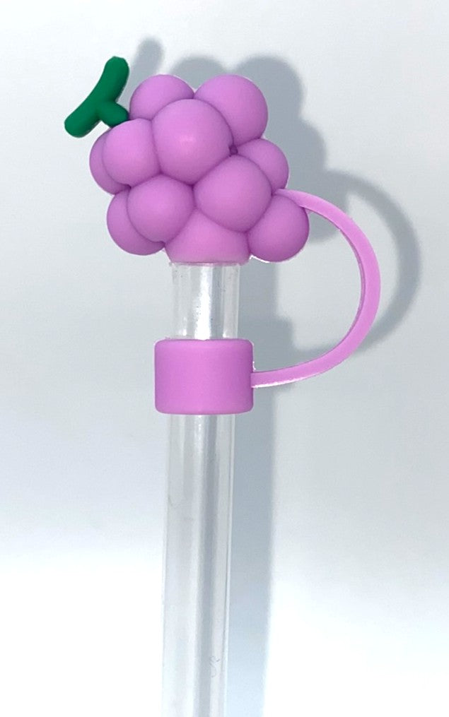 Grapes 3D Straw Topper